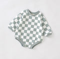 Checker Bubble Romper