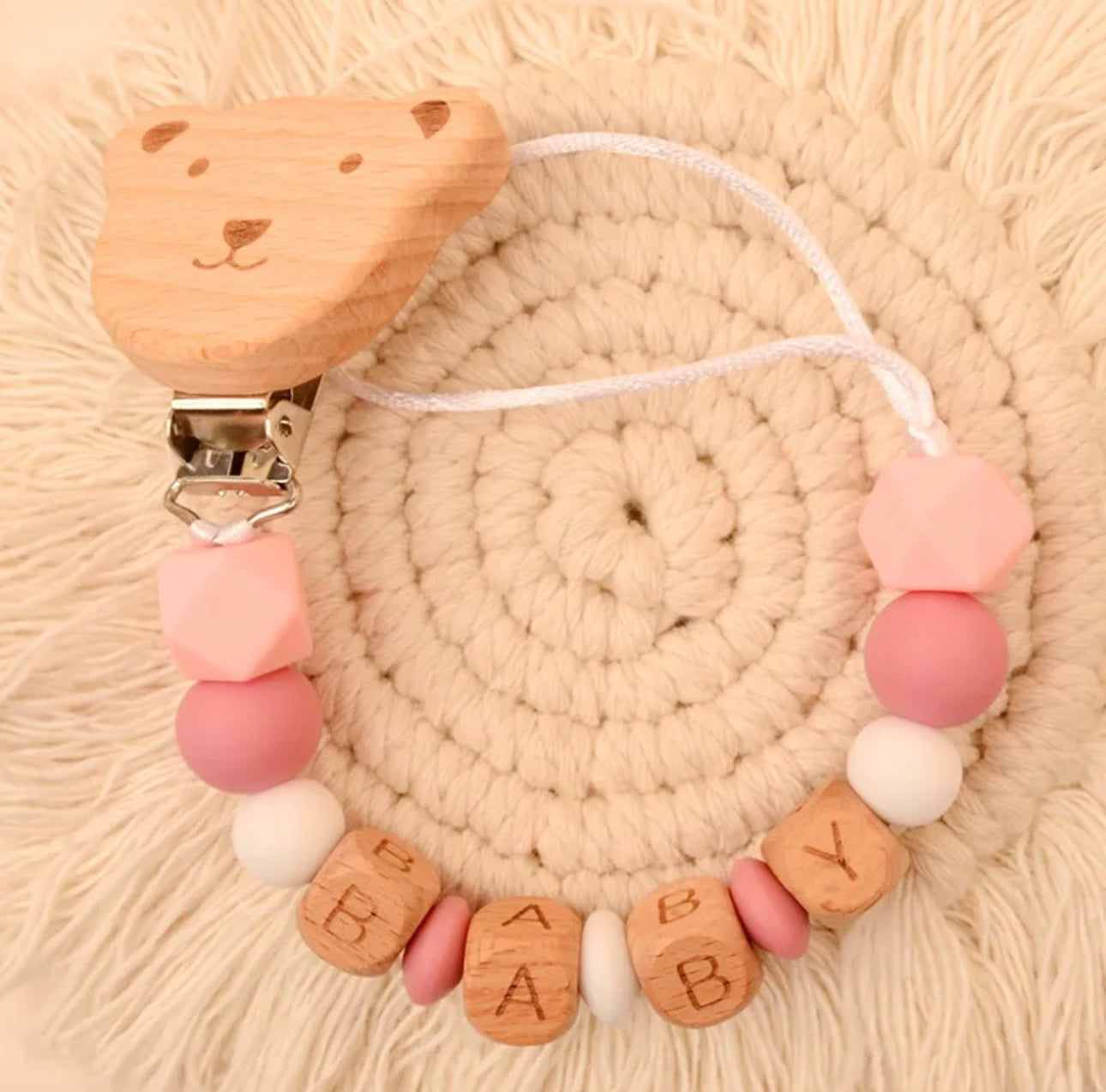 Bear Pacifier Clip