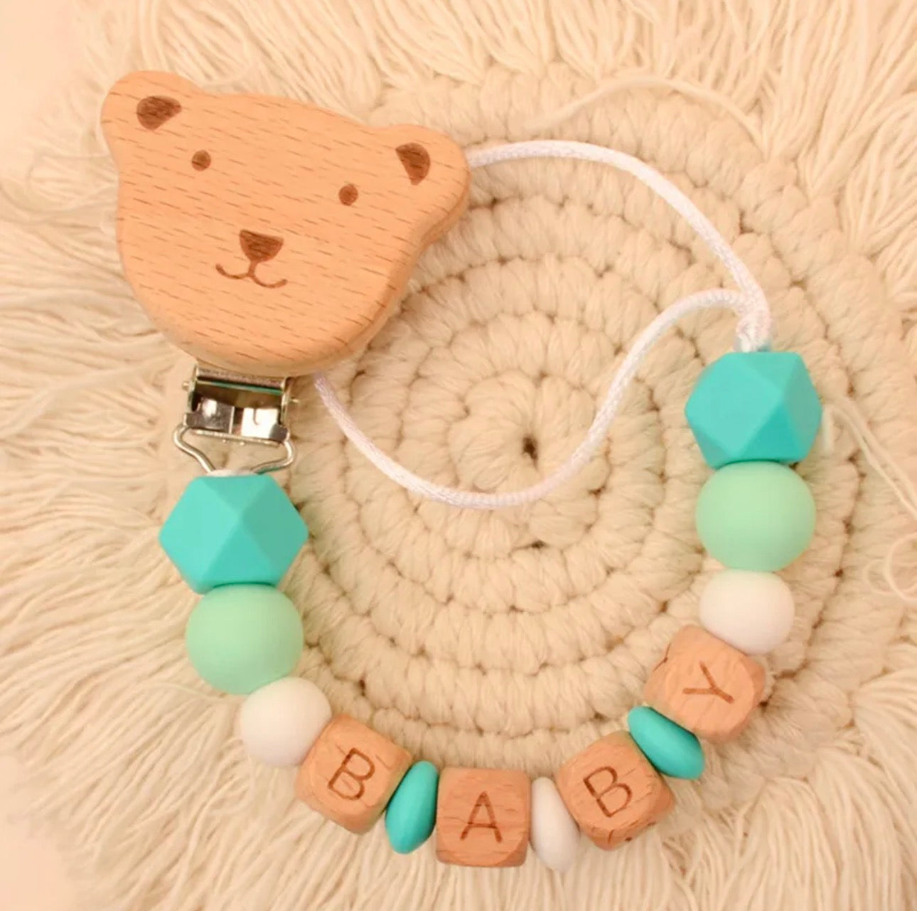 Bear Pacifier Clip