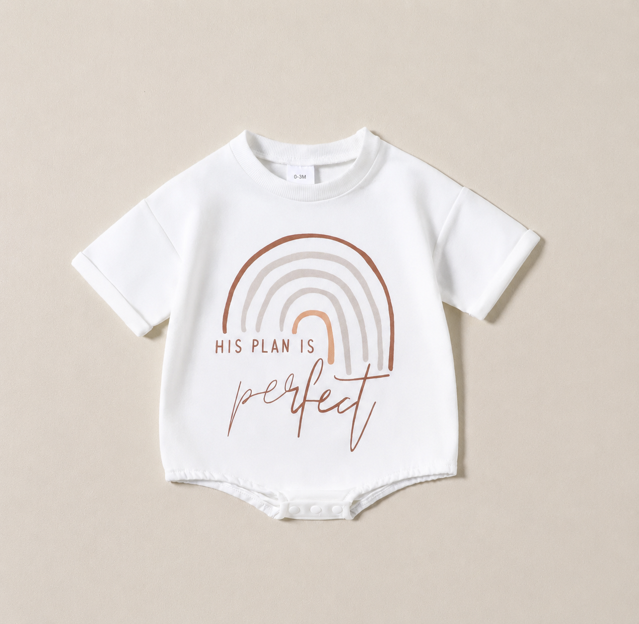 His Plan Bubble Romper